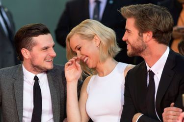 Le trio de "Hunger Games" à Los Angeles samedi
