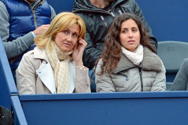 Xisca Perello avec la mère de Rafael Nadal, Ana Maria Parera, à Barcelone en avril 2013