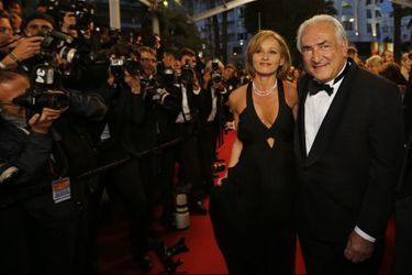 DSK et sa compagne Myriam L&#039;Aouffir, lors du Festival de Cannes 2013.