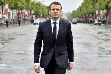 Emmanuel Macron, dimanche 14 mai, jour de son investiture.