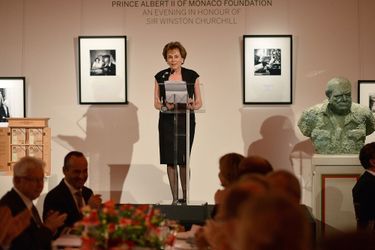 Evelyne Genta, ambassadrice de la Principauté de Monaco au Royaume-Uni, à Londres le 29 octobre 2015