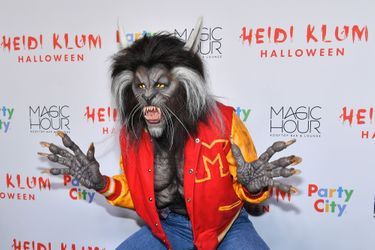 Heidi Klum à sa soirée d'Halloween, le 31 octobre 2017.