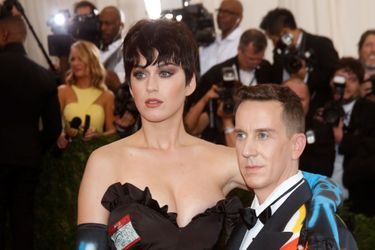 Katy Perry et Jeremy Scott au Met Gala à New York, le 4 mai dernier