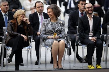 L'ex-reine Sofia d'Espagne à Madrid, le 30 octobre 2015