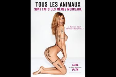 La nouvelle affiche de la campagne PETA.