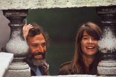 Avec François Hardy en 1970