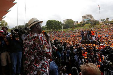 Manifestation à Nairobi, au Kenya, le 25 octobre 2017.