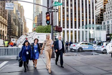 La reine Maxima des Pays-Bas à New York, le 25 septembre 2019