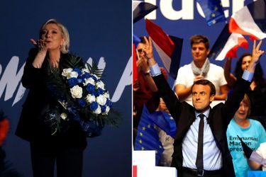 Lundi, Marine Le Pen est en meeting au Zenith de Paris tandis qu&#039;Emmanuel Macron sera à Bercy. (image d&#039;illustration)