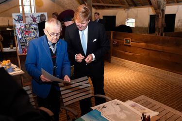 Le roi Willem-Alexander des Pays-Bas dans l&#039;Eemland, le 24 octobre 2017