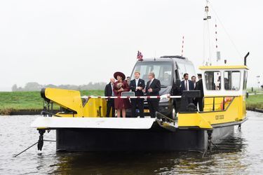 La reine Maxima et le roi Willem-Alexander des Pays-Bas dans la région de l&#039;Eemland, le 24 octobre 2017