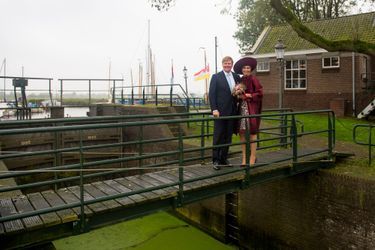 La reine Maxima et le roi Willem-Alexander des Pays-Bas dans la région de l&#039;Eemland, le 24 octobre 2017