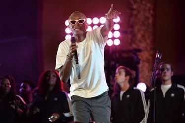 Pharrell Williams lors du Global Citizen Festival à New York le 28 septembre 2019