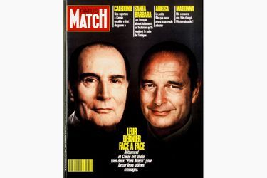 Jacques Chirac en couverture de Paris Match, le 13 mai 1988.