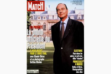 Jacques Chirac en couverture de Paris Match, le 15 juin 1995.