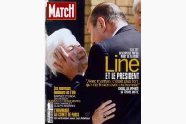 Jacques Chirac en couverture de Paris Match, le 8 juillet 1999.
