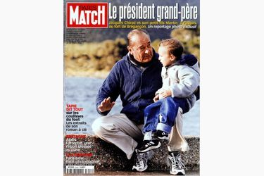 Jacques Chirac en couverture de Paris Match, le 4 mai 2000.