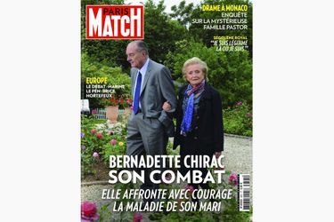 Jacques Chirac en couverture de Paris Match, le 15 mai 2014.