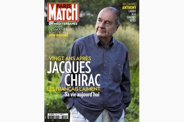 Jacques Chirac en couverture de Paris Match, le 23 avril 2015.