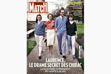 Jacques Chirac en couverture de Paris Match, le 20 avril 2016.