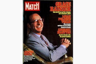 Jacques Chirac en couverture de Paris Match, le 17 avril 1981.