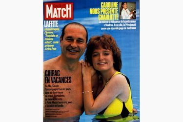 Jacques Chirac en couverture de Paris Match, le 15 août 1986.