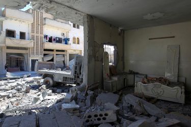 Des ruines en Syrie. 