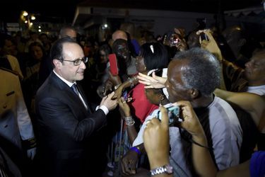 François Hollande aux Antilles