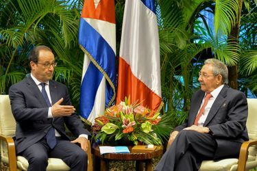 François Hollande et Raul Castro
