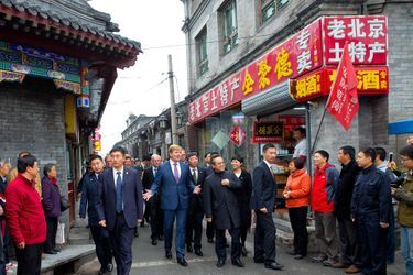 Le roi Willem-Alexander des Pays-Bas à Pékin, le 26 octobre 2015