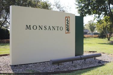 L'entrée du siège de Monsanto, dans le Missouri, Etats-Unis. 