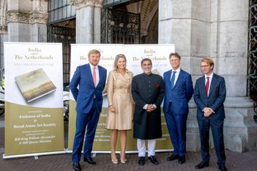 La reine Maxima et le roi Willem-Alexander des Pays-Bas, le 30 septembre 2019 à Amsterdam