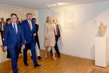 La reine Maxima et le roi Willem-Alexander des Pays-Bas à Amsterdam, le 30 septembre 2019