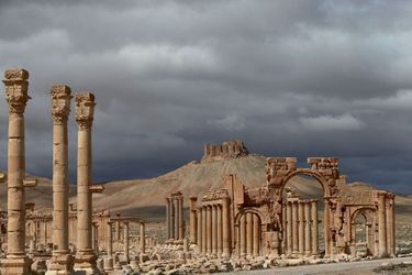 Le musée à ciel ouvert de Palmyre, à 240 kilomètres au nord-est de Damas.