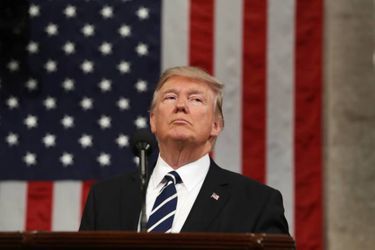 Donald Trump à la Chambre des représentants le 27 février 2017, Washington