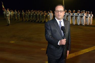 François Hollande, samedi, en Martinique. 