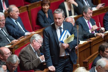 Nicolas Dupont-Aignan à l'Assemblée nationale, le 5 mai dernier.