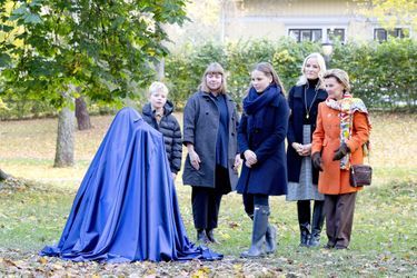 La princesse Ingrid Alexandra, la princesse Mette-Marit et la reine Sonja de Norvège à Oslo, le 19 octobre 2017