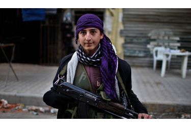Un jeune soldat de l&#039;ASL à Alep