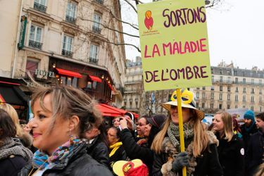 Mars 2016 à Paris, la troisième édition de la Marche mondiale contre l'endométriose.