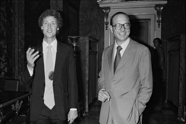 Avec Guy Drut à Matignon, le 5 juillet 1976.