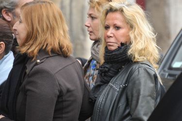 Fiona Gélin aux obsèques de Danièle Delorme à Paris