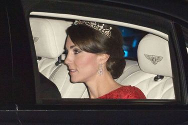 La duchesse de Cambridge Kate arrive à Buckingham Palace, le 20 octobre 2015