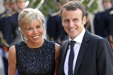 Brigitte et Emmanuel Macron en juin 2015.