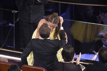 Alicia Vikander vient de remporter l&#039;Oscar du Meilleur second rôle féminin, février 2016.
