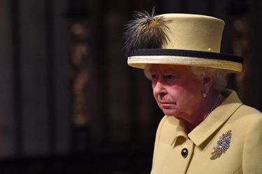 La reine Elizabeth II à Londres, le 13 mars 2017