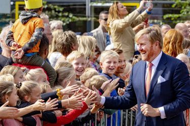 Le roi Willem-Alexander des Pays-Bas dans le Drenthe, le 18 septembre 2019