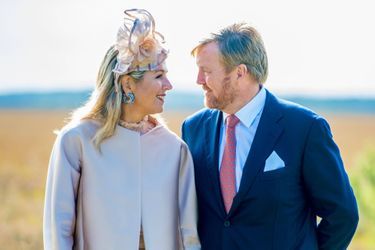 La reine Maxima et le roi Willem-Alexander des Pays-Bas dans le parc national Dwingelderveld, le 18 septembre 2019