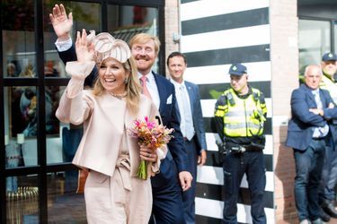 La reine Maxima et le roi Willem-Alexander des Pays-Bas dans le Drenthe, le 18 septembre 2019
