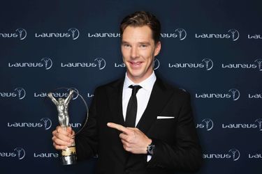 Benedict Cumberbatch à la cérémonie des Laureus Awards en mars 2014 à Kuala Lumpur. 